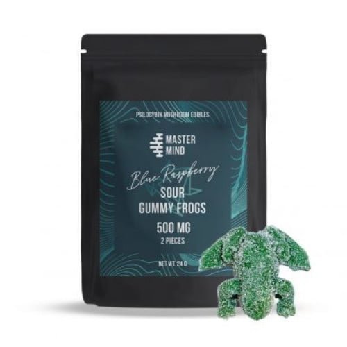 Blue Raspberry Sour Gummy Frogs (MasterMind)
